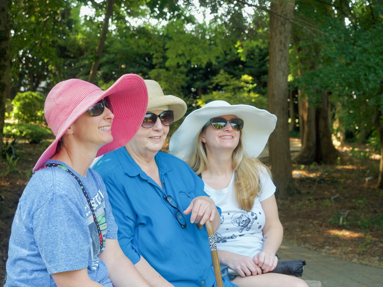 Lori, Krista, and Mary at the park
